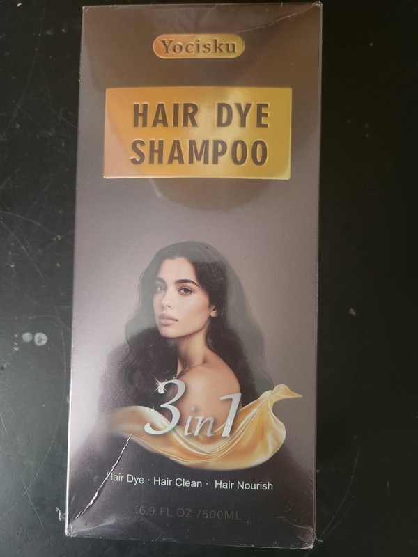 Yocisku 3-in-1 Hair Dye Shampoo, Shampoo Formula, 16.9 fl oz / 500 mL gallery