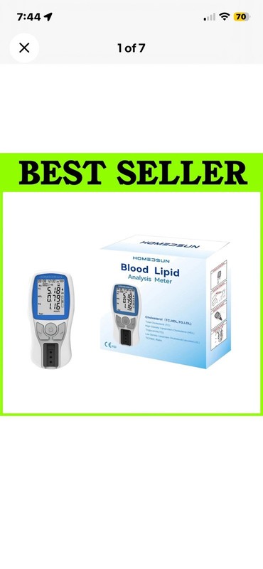 Portable Cholesterol Testing Kit – Easy Home Use