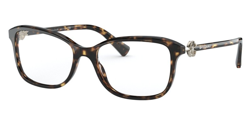 BVLGARI Eyeglasses BV4191B 504 Havana Frame W/ Clear Demo Lens