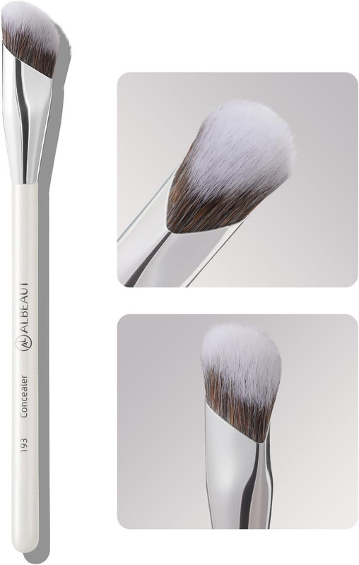 ALBEAUT Concealer Brush Angled Precision Under Eye Nose Contour Makeup Tool