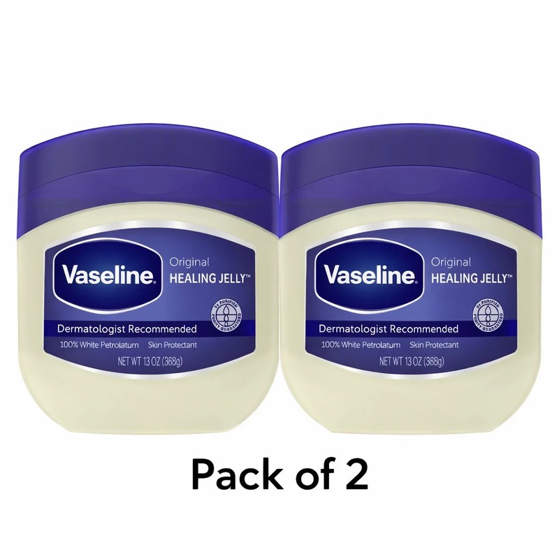 Vaseline Petroleum Jelly, Original 13 oz Pack of 2