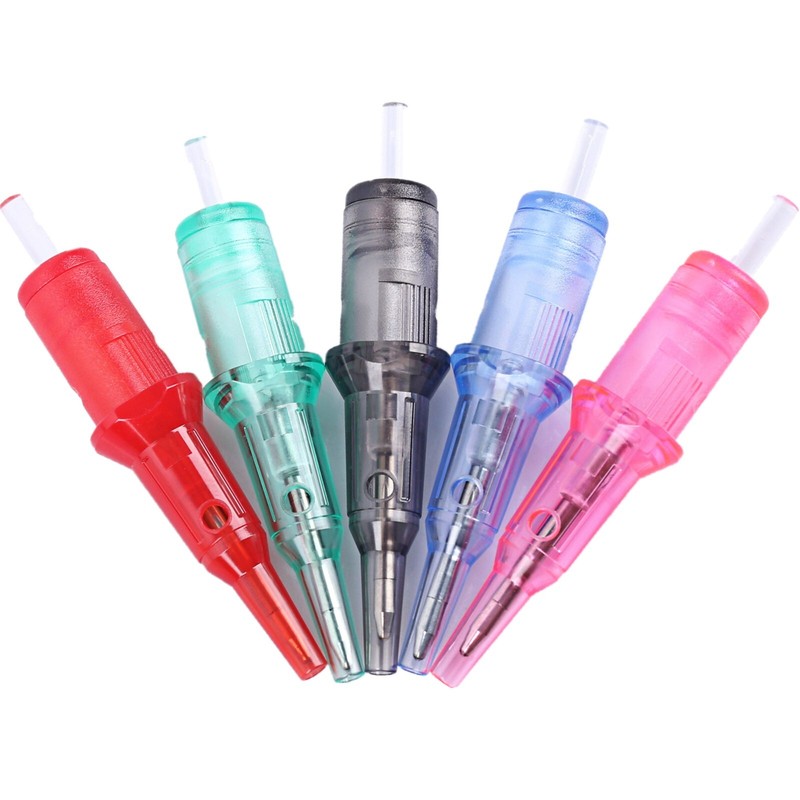 20PCS/50PC Spark Ballpoint Pen Cartridge Practice Tattoo Cartridge Needle Sketch gallery