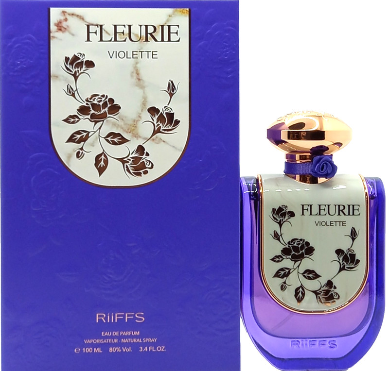 RIIFFS FLEURIE VIOLETTE EAU DE PARFUM SPRAY FOR WOMEN 3.4 Oz / 100 ml BRAND NEW!