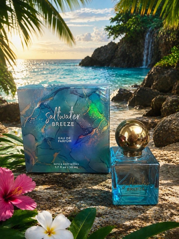 Bath & Body Works Saltwater Breeze Eau De Parfum 1.7 fl oz New (box Shows Dent)
