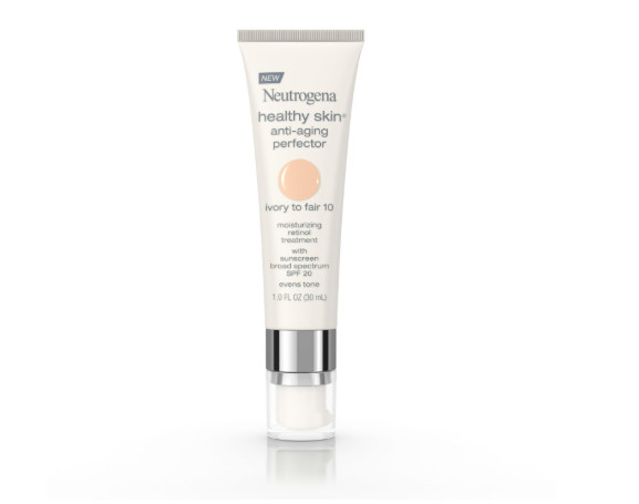 Neutrogena Healthy Skin Anti-Aging Tinted Facial Moisturizer 10 Ivory 1.0 oz
