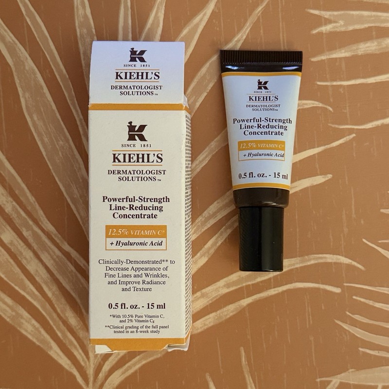 3 Kiehl’s Powerful-Strength Line-Reducing Concentrate 0.5 oz 15ml Vitamin C NIB
