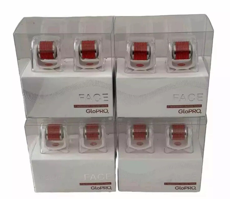 BeautyBio GloPRO® Micro Regeneration Facial Tool W/Battery & Face Heads 4X2 8pcs gallery