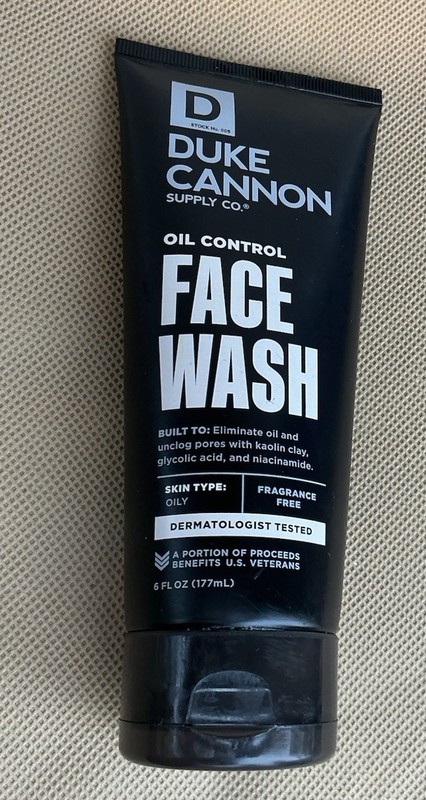 Duke Cannon Face Wash Mens 6 fl oz Oil Control Face Wash Fragrance Free
