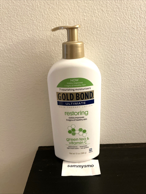 Gold Bond Ultimate Restoring Lotion Green Tea and Vitamin C, 13 oz. Read descrip