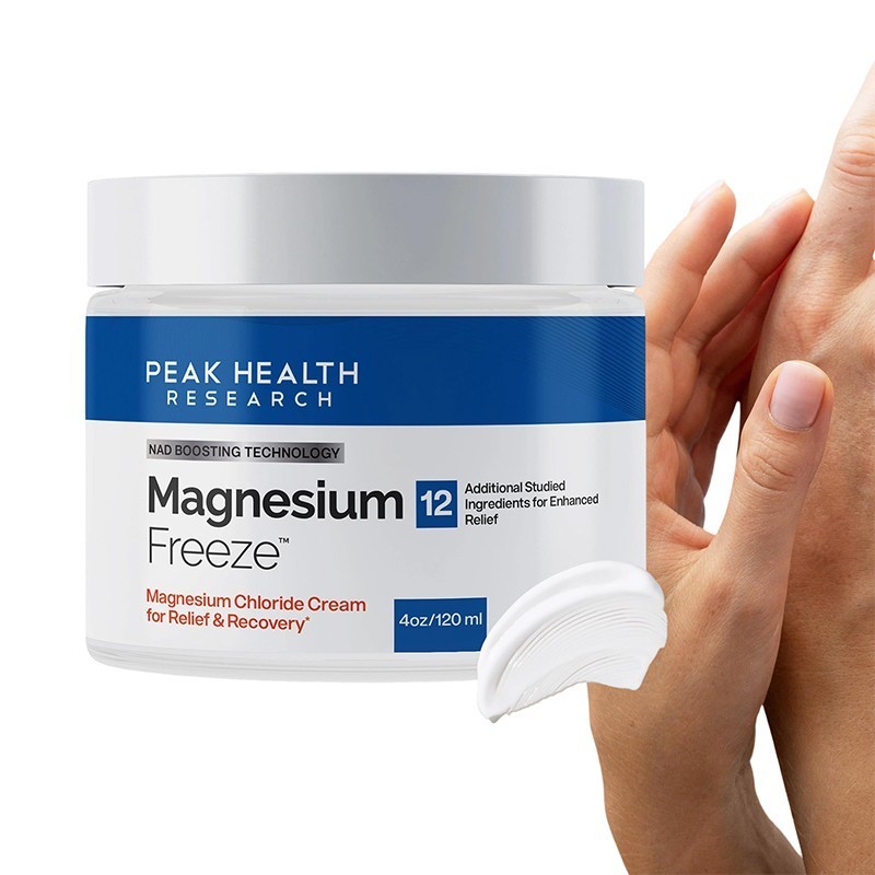 Magnesium Freeze - Topical Magnesium Cream With Niacinamide For Joints, Low Back gallery
