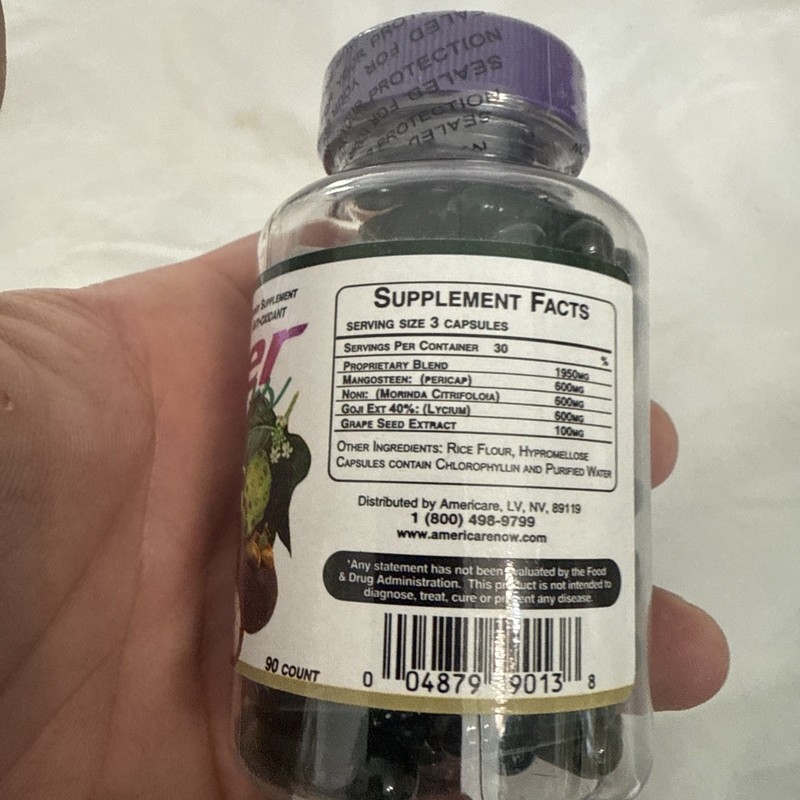 Americare Super Fruits Capsules 90 Day Supply Best by Date2/26 Supplement NEW gallery