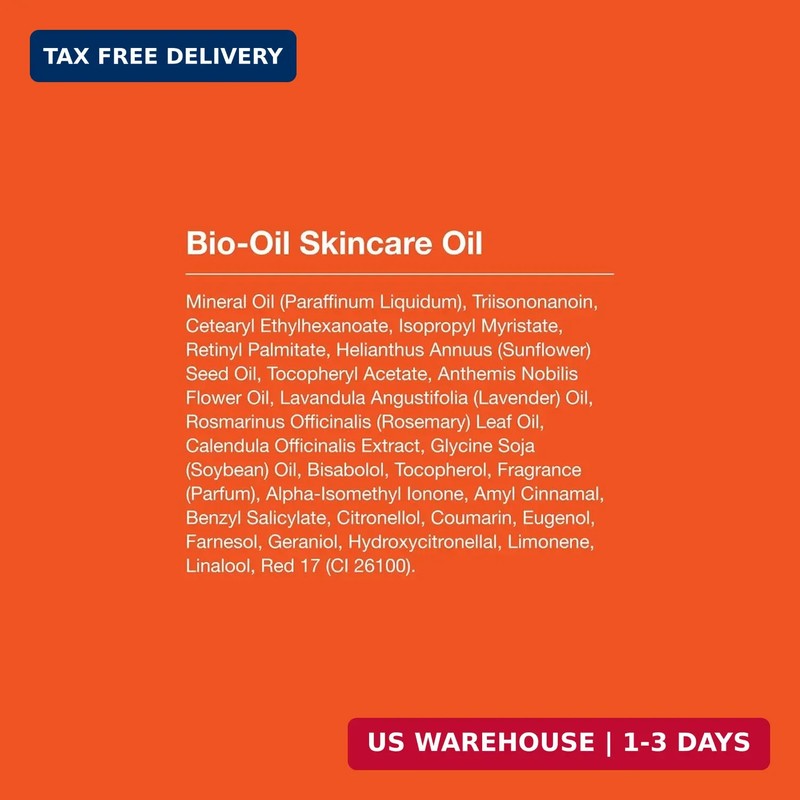 Bio-Oil Skincare Body Oil Serum, Face and Body Moisturizer with Vitamin E & A, f gallery