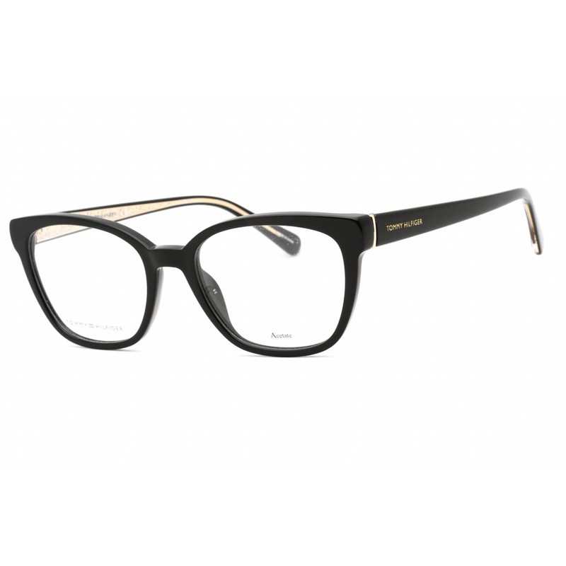 Tommy Hilfiger Women’s Eyeglasses Clear Demo Lens Black Frame TH 1840 0807 00