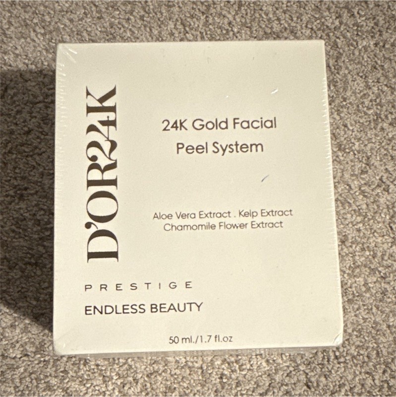 D’OR24K Endless Beauty 24K Gold Facial Peel System Exfoliating Gel 1.7 oz