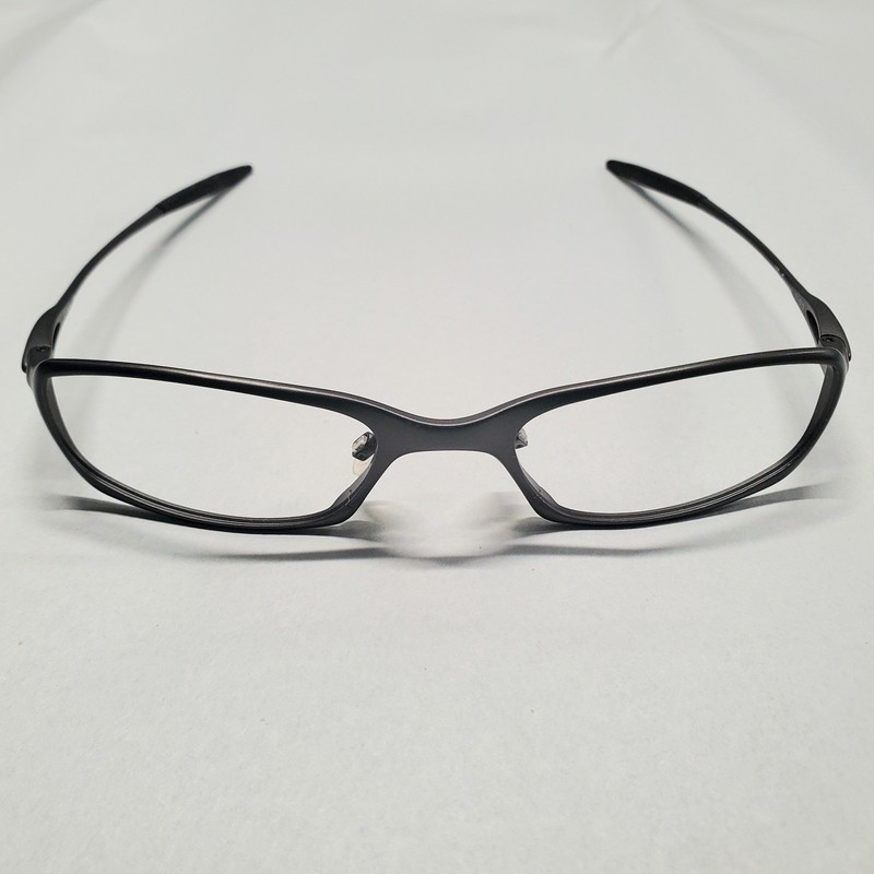 Vintage Oakley "O Wire" RX Eyeglasses FRAMES 11-512 Gunmetal 52-19 w/ Demo Lens! gallery
