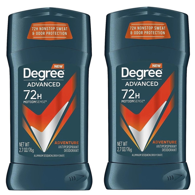 Degree Men Antiperspirant Motion Sense 72Hr Protect Adventure Fresh 2.7 oz 2 PK