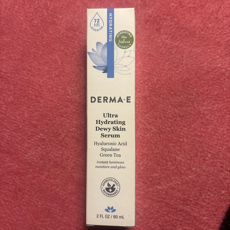 Derma E Ultra Hydrating Dewy Skin Serum Hyaluronic Acid 2 fl OZ 60 ml