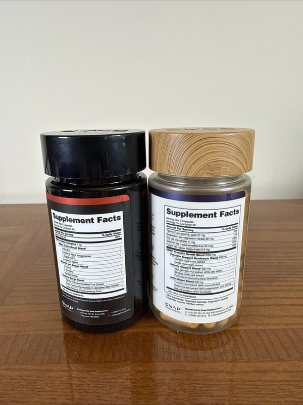 Snap Supplements -Nitric Oxide Booster90ct +Prostate Health Bundle Free ship gallery