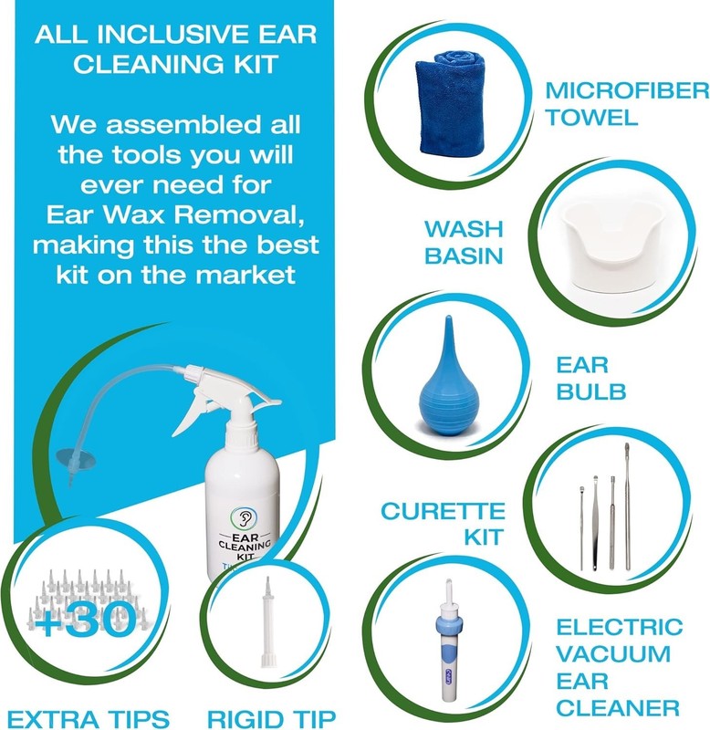Effortless Ear Wax Removal System - Includes Bulb Syringe & Disposable Tips gallery