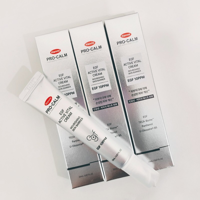 hanmi pro calm egf active vital cream 20ml