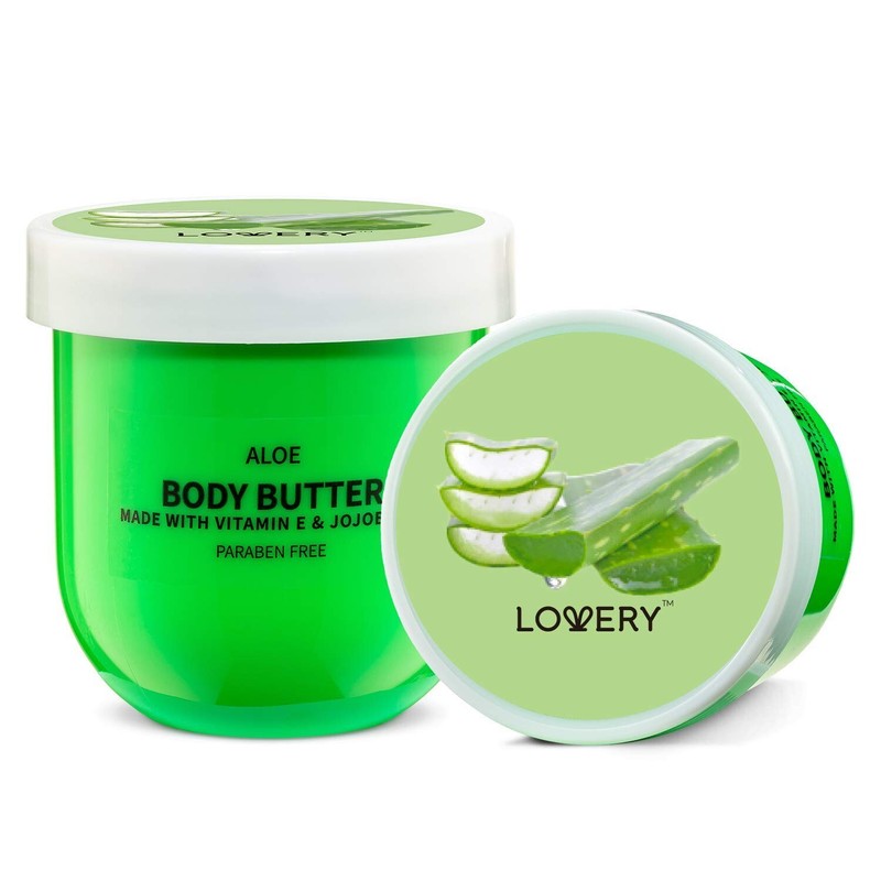 Lovery Aloe Whipped Body Butter – Ultra-Hydrating Shea Butter Body Cream