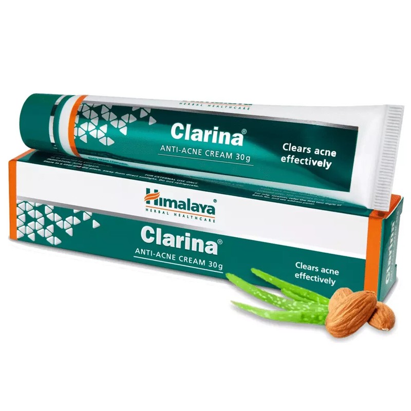 Himalaya Herbals CLARINA ANTI ACNE FACE CREAM 30GM Removes Acne FREE SHIP