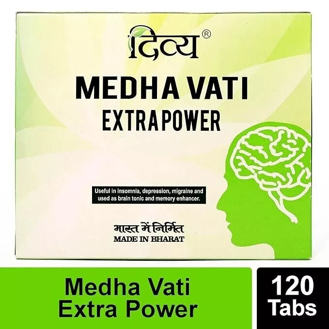 10 X Medha Vati Extra Power 1200 Tabs 100% HERBAL FREE SHIPPING 2029 Expiry gallery
