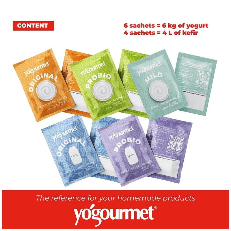 All Natural Yogurt Starter Cultures - 10 Sachets for Homemade Kefir & Yogurt gallery