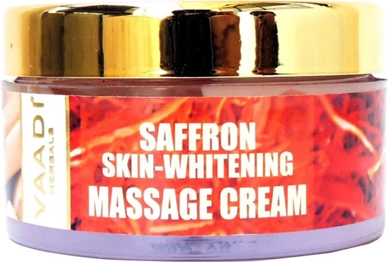 Vaadi Herbals Saffron Skin Whitening Massage Cream For All Skin Types 50g