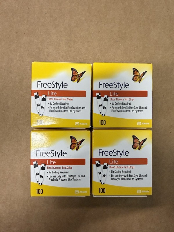 400 FREESTYLE LITE TEST STRIPS – BRAND NEW!!! Exp 2027, 2028 FREE SHIPPING