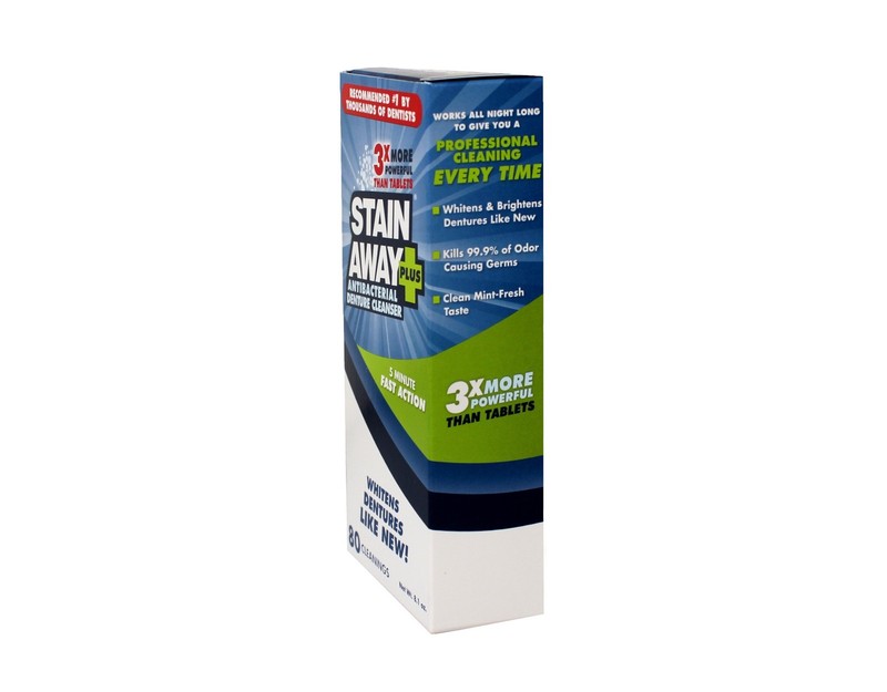 Stain Away Plus Denture Cleanser 8.1 Ounce gallery