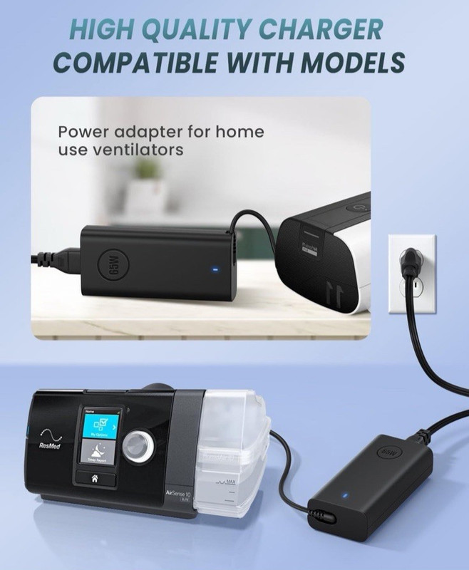 POWER SUPPLY For Resmed AirSense 11 24V 65W Adapter Cord AirMini S11 CPAP Models gallery