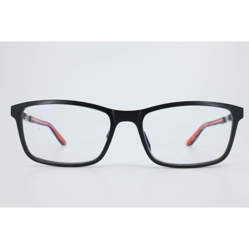 Dragon DR5010 002 Matte Black Orange Rectangular Eyeglasses Frames 57-17-145