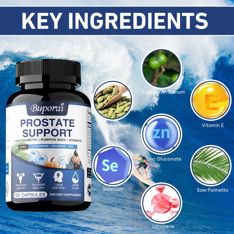 Prostate Support - Supports Prostate Health, Bladder Health, Improves Urine Flow gallery