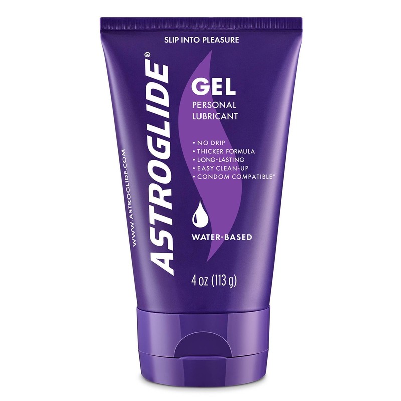 Astroglide Water Based Lube (4oz), Ultra Gentle Gel 4 Ounce (Pack of 1)