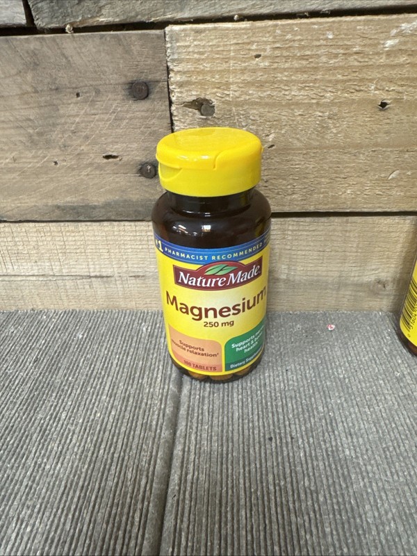 4 Bottles Nature Made Magnesium 250mg 100 Tablets Per Bottle Total 400 Tablets gallery