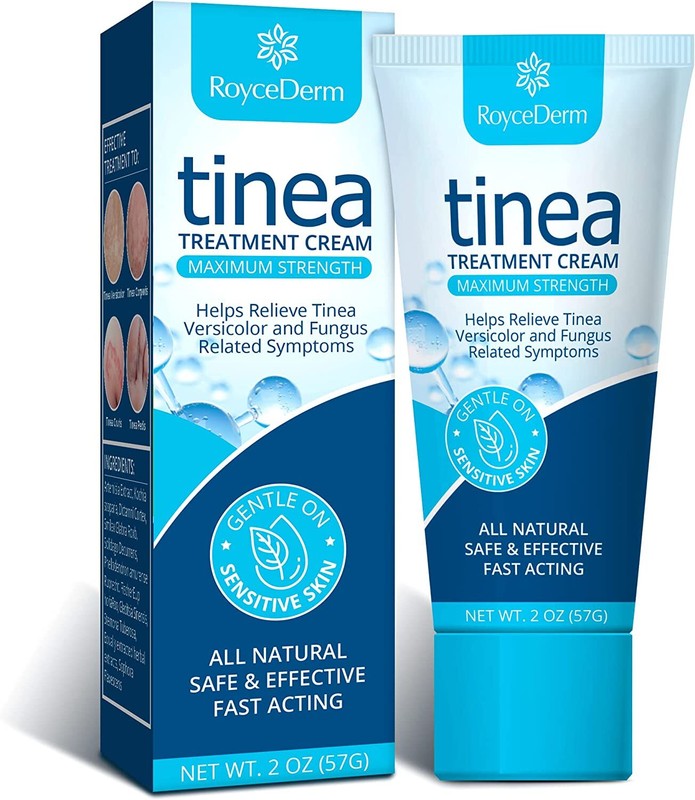 Roycederm Tinea Versicolor & Pedis Treatment, Antifungal Cream 2 Oz Exp 08/2024