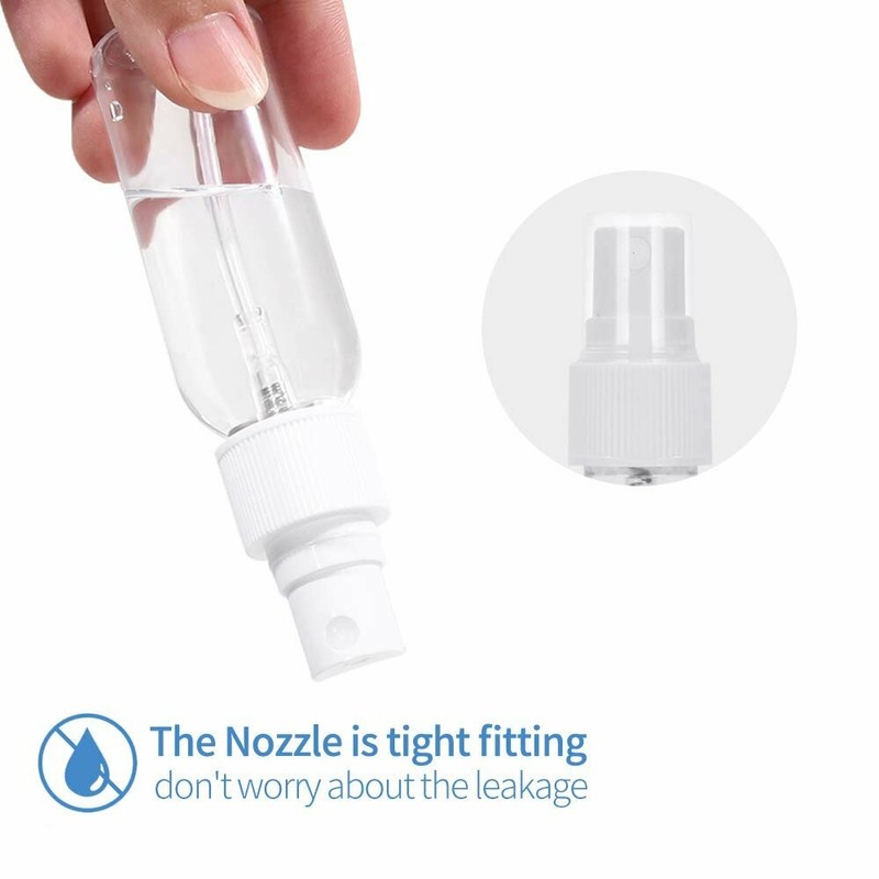 Portable Travel Spray Bottle Plastic Transparent Perfume Empty Atomizer-30/60ML gallery