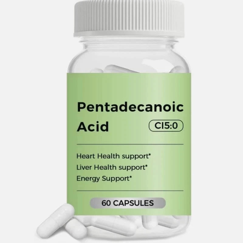 C15:0 Supplement, 60 Caps Pentadecanoic Acid, High Altitude Sheep Milk Sourced,