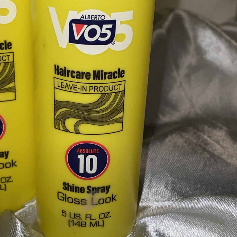 5 Alberto V05 Haircare Miracle Absolute 10 SHINE SPRAY Gloss Look Leave-In 5 oz. gallery