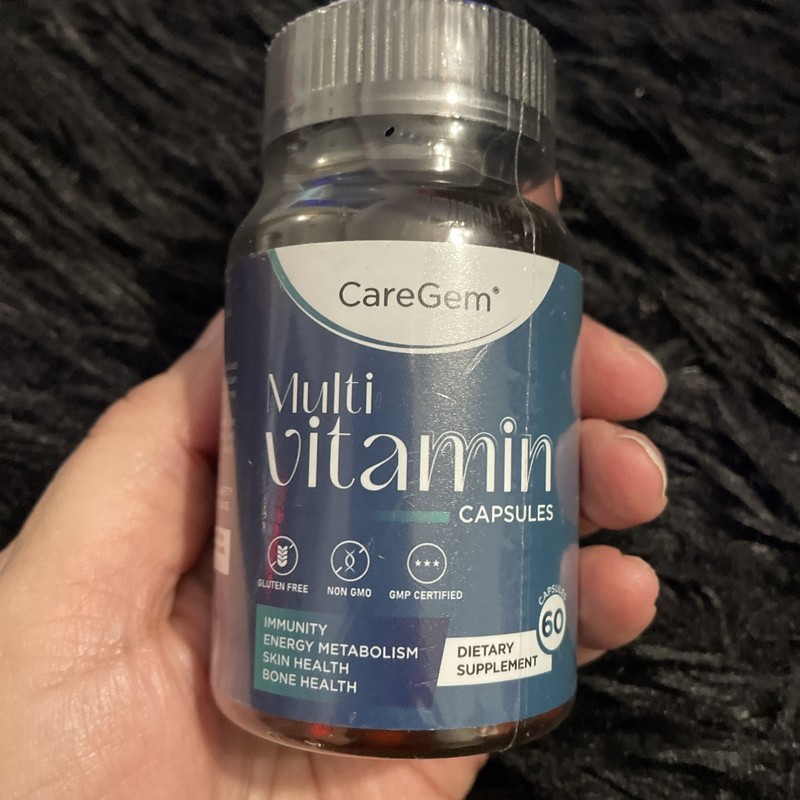multi vitamin by Caregem 60 caps 30 day supply ENERGY SKIN BONE