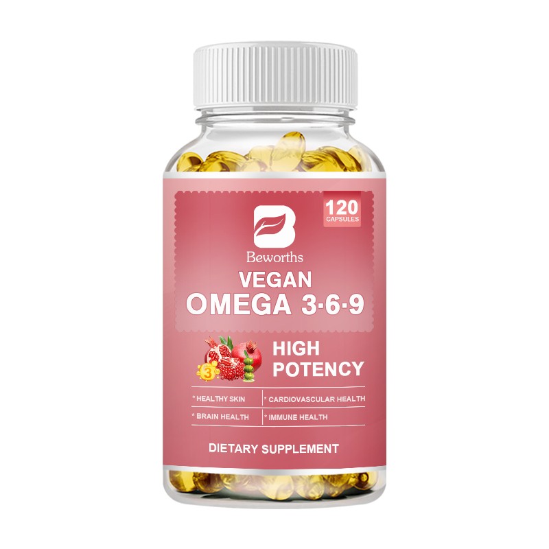 Omega 3-6-9 Vegan Softgels Omega 3 6 9 Essential Fatty Acids Supplement