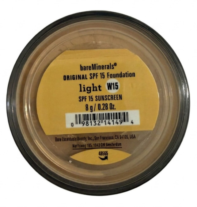 bareMinerals Original Foundation SPF 15 Light W15 8g Mineral Powder Makeup New