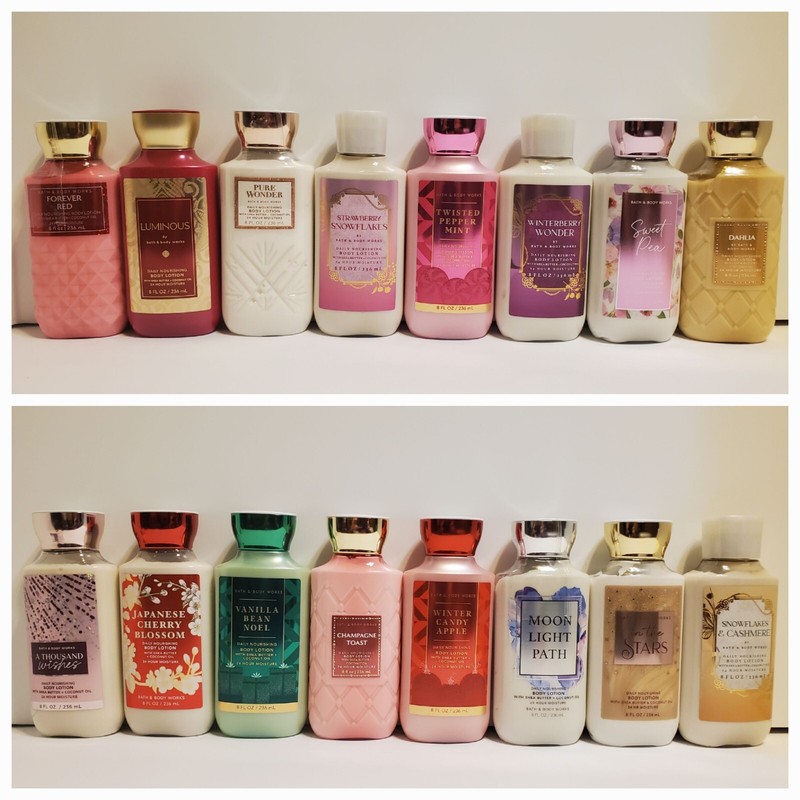 BATH AND BODY WORKS 8oz Lotion Men’s And Women’s( YOU CHOOSE YOUR SCENT ) Sale