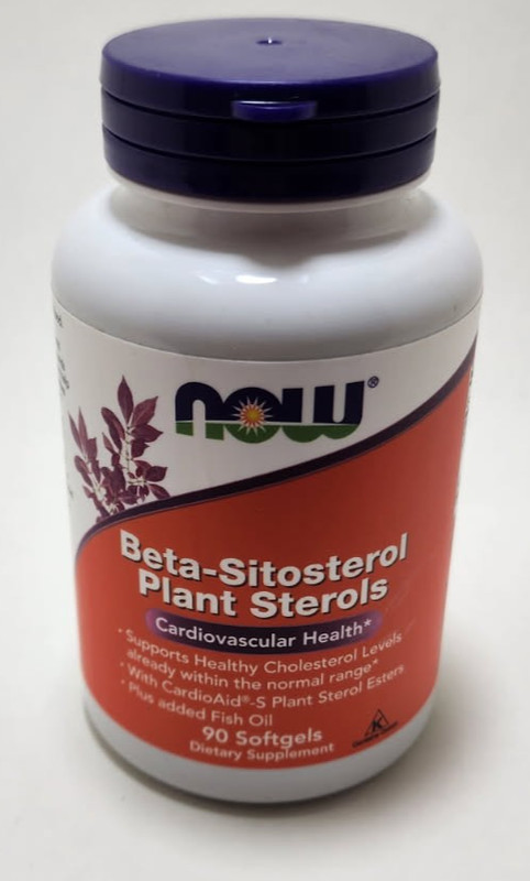NOW Beta-Sitosterol Plant Sterols 90 Softgels Cardiovascular Health