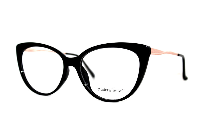 NEW MODERN TIMES DEARLY BLACK GOLD AUTHENTIC EYEGLASSES FRAMES 56-16-145MM