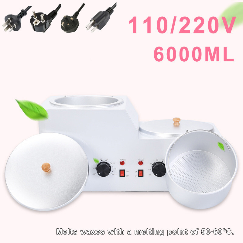 Two Furnace Beauty Controllable Temperature Multi-function Melting Wax Machine-