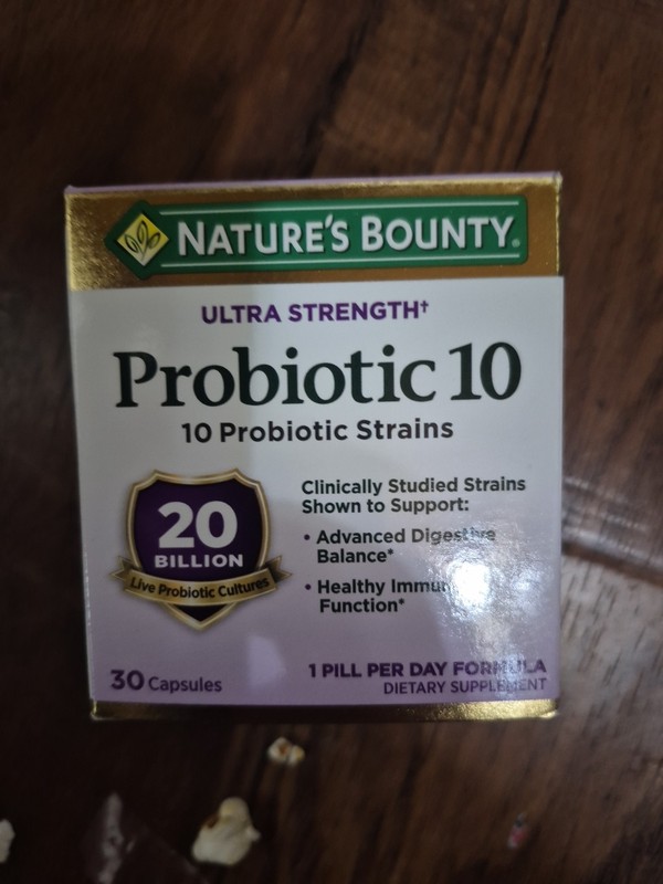 Nature’s Bounty Probiotic 10 Ultra Strength 30 Ct – Digestive & Immune Support gallery