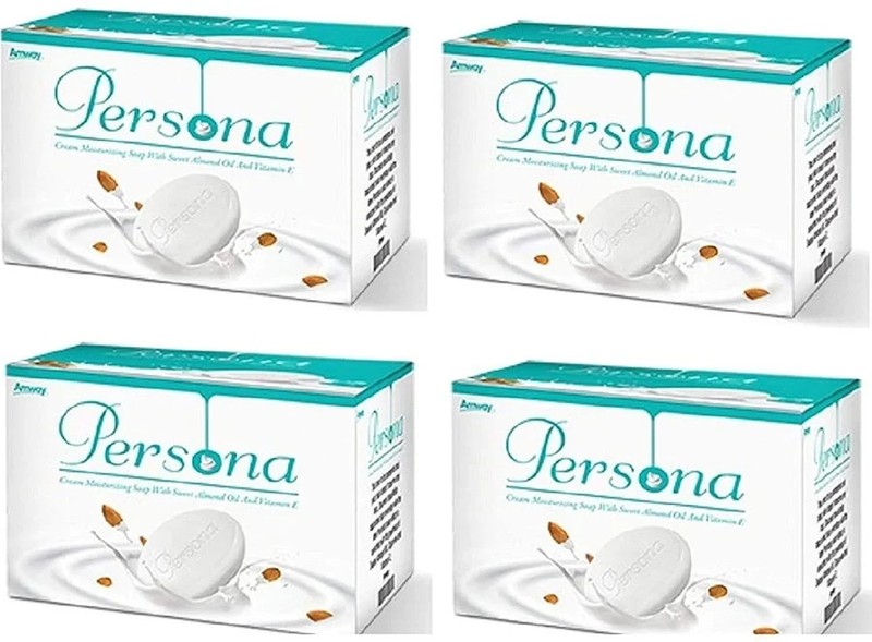 Amway Persona Creme Moisturizing Soap-200gm (Pack of 4)