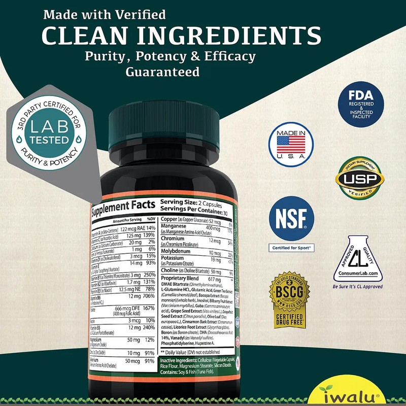 Memorial Brain Supplement | Best Supplement Capsule Pill Men Women FREE SHIP gallery